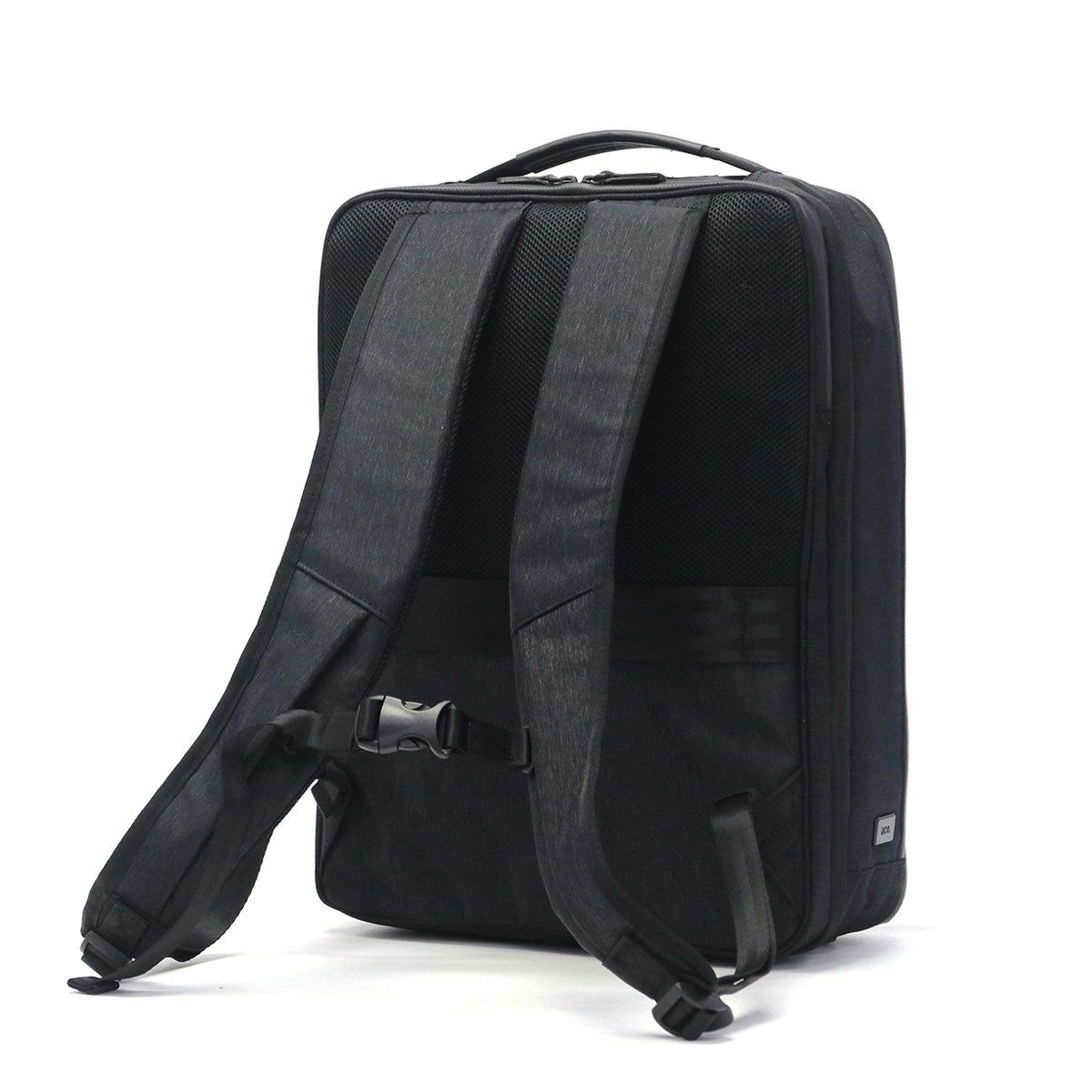エース ace. 正規品5年保証 ビジネスリュック メンズ エース 軽量 ブランド 15L 20L リュック ビジネスバッグ ビジネス 通勤 出張 撥水 マチ拡張 PC 2層 ガジェタブルヘザー2 68297 (ブラック) ブラック