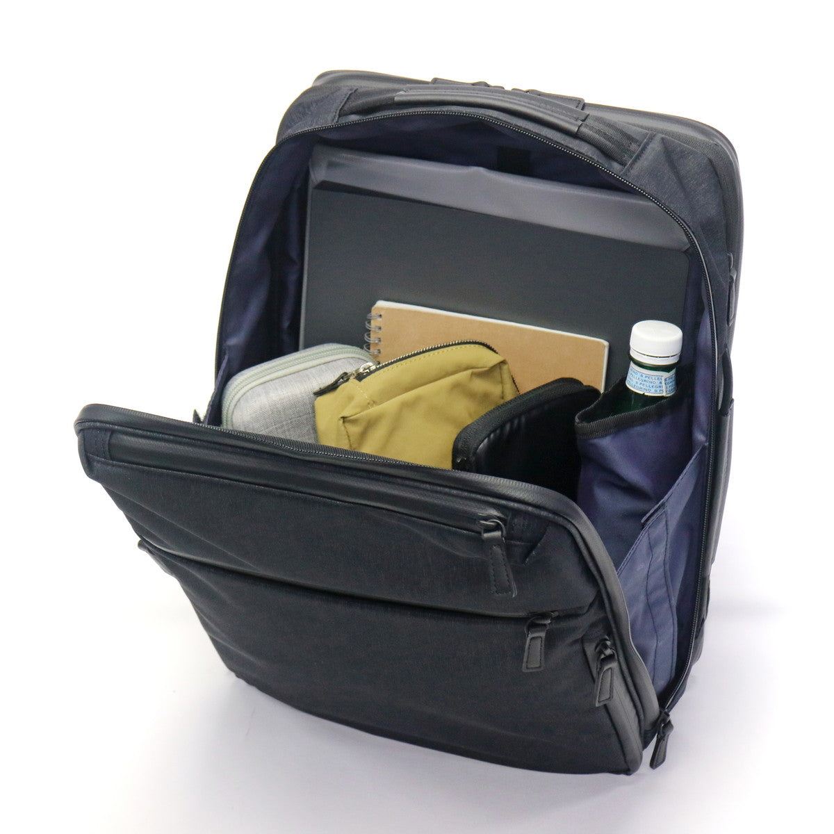 エース ace. 正規品5年保証 ビジネスリュック メンズ エース 軽量 ブランド 15L 20L リュック ビジネスバッグ ビジネス 通勤 出張 撥水 マチ拡張 PC 2層 ガジェタブルヘザー2 68297 (ブラック) ブラック