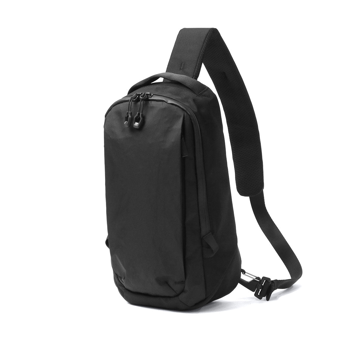 エース ace. 正規品5年保証 ボディバッグ メンズ ワンショルダー かっこいい 撥水 防水 軽量 耐久性 タブレット収納 斜め掛け シンプル A5 6L 8inch ラグレンティスクロスX 20064 (ブラック) ブラック