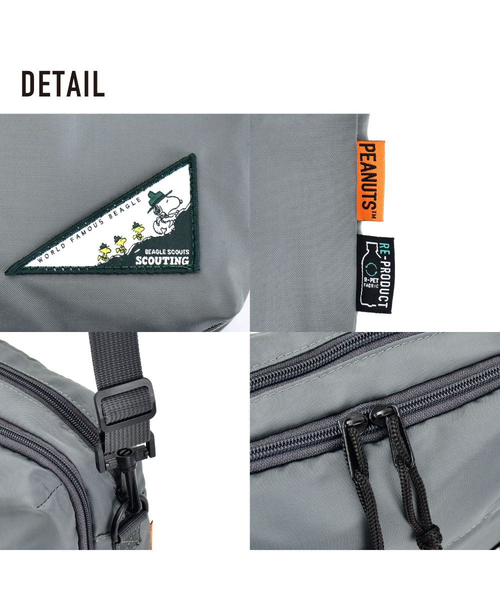 スヌーピー ショルダーバッグ スクエアショルダー ミニバッグ レディース 通勤 通学 旅行 お出かけ 大人 学生 子供 キャラクター ブラック(SPZ-3243) ブラック(SPZ-3243)