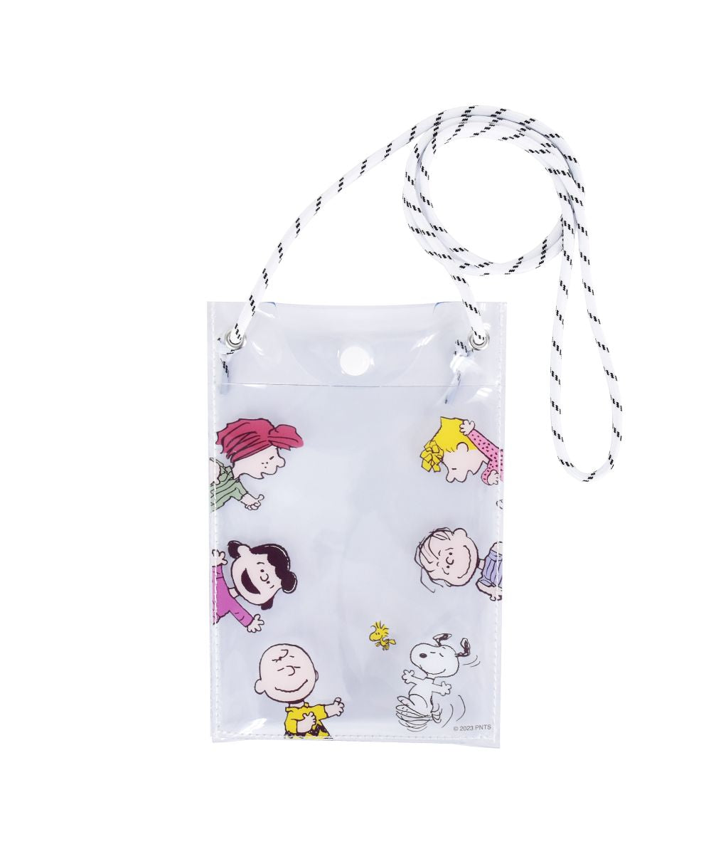 ランナー RUNNER スヌーピー ショルダーバッグ ミニショルダー 斜めがけ 撥水 軽量 小さめ ショルダーポーチ ロゴ PVC 女子 男子 男女兼用 高校生 ユニセックス レディー