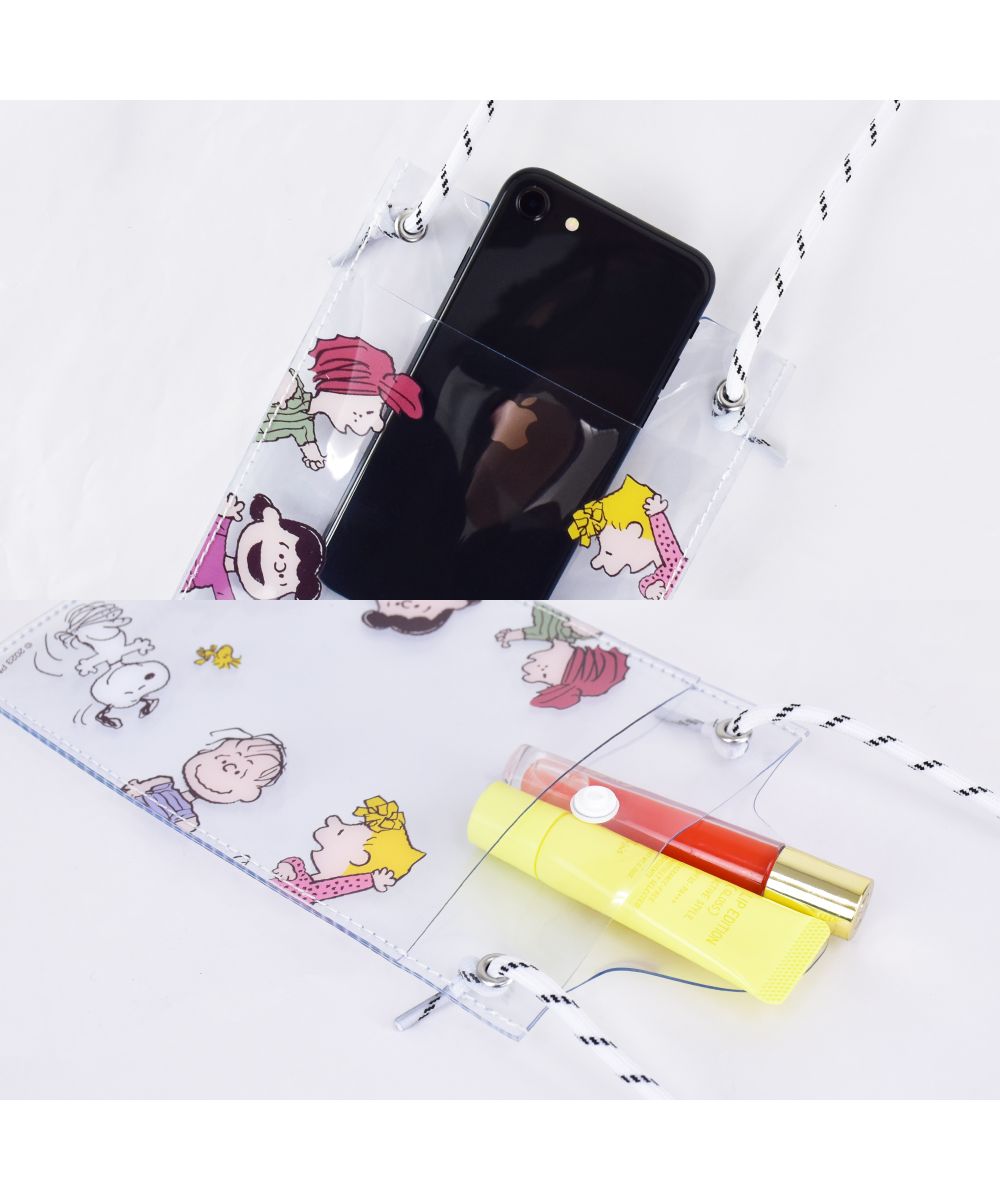 ランナー RUNNER スヌーピー ショルダーバッグ ミニショルダー 斜めがけ 撥水 軽量 小さめ ショルダーポーチ ロゴ PVC 女子 男子 男女兼用 高校生 ユニセックス レディー