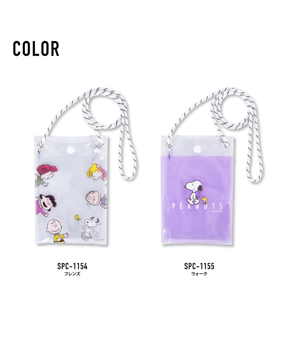 ランナー RUNNER スヌーピー ショルダーバッグ ミニショルダー 斜めがけ 撥水 軽量 小さめ ショルダーポーチ ロゴ PVC 女子 男子 男女兼用 高校生 ユニセックス レディー