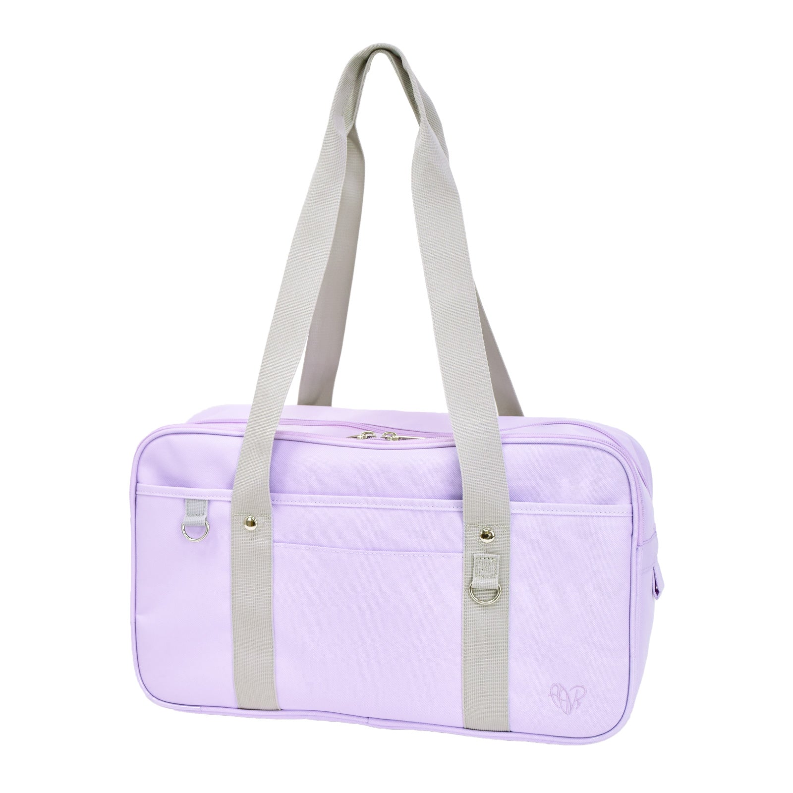 ランナー RUNNER スクールバッグ ボストン スクバ トートバッグ 肩掛け 自立 底鋲 大容量 学生鞄 女子 学校 通学かばん 通学 JK 女子高生 高校生 学生 アヴェンチュラ (パープル) パープル