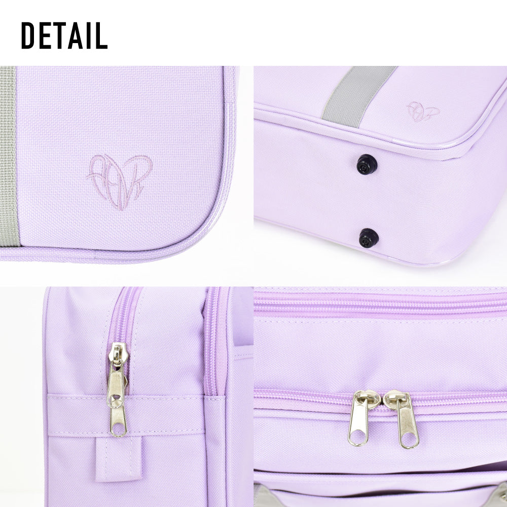 ランナー RUNNER スクールバッグ ボストン スクバ トートバッグ 肩掛け 自立 底鋲 大容量 学生鞄 女子 学校 通学かばん 通学 JK 女子高生 高校生 学生 アヴェンチュラ (パープル) パープル