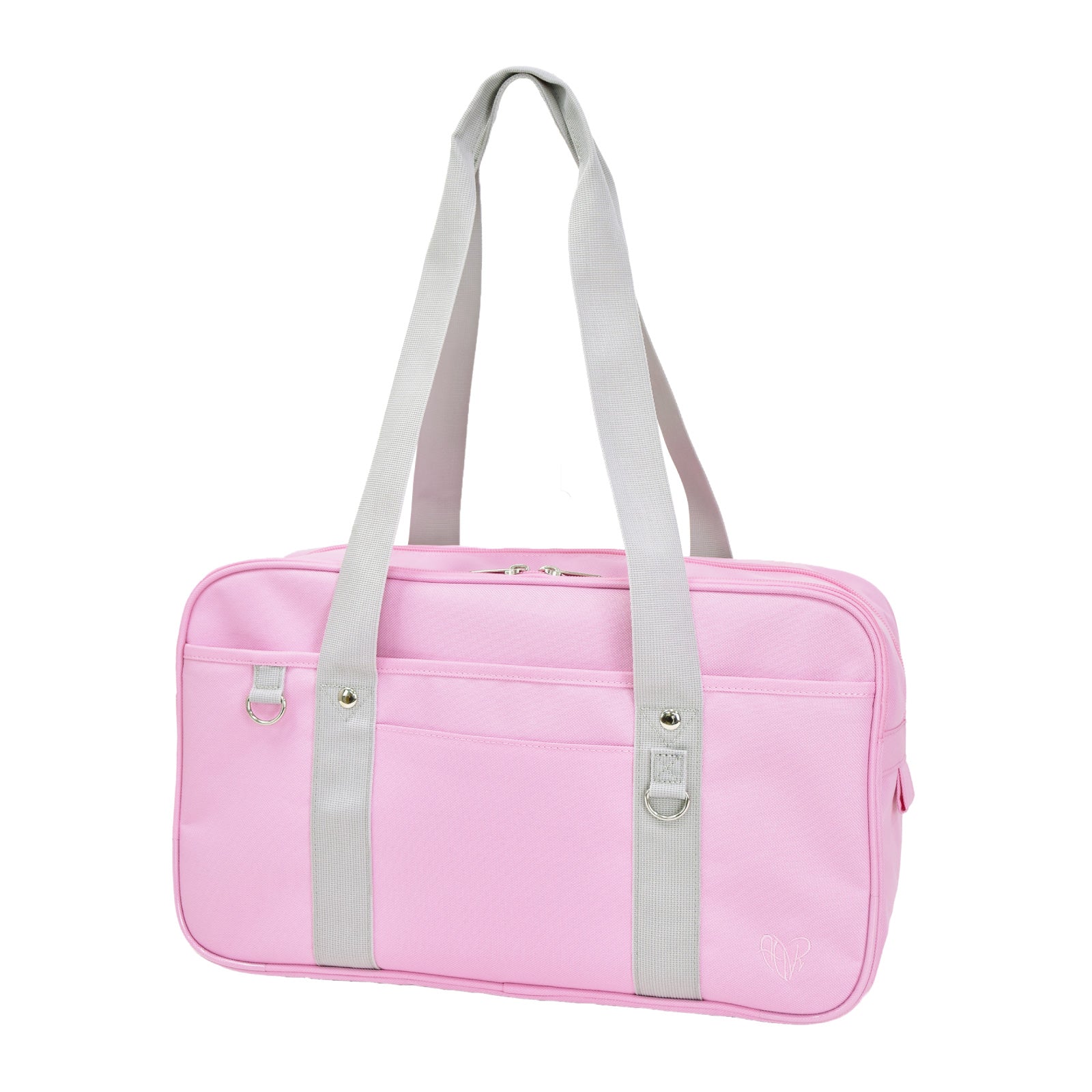 ランナー RUNNER スクールバッグ ボストン スクバ トートバッグ 肩掛け 自立 底鋲 大容量 学生鞄 女子 学校 通学かばん 通学 JK 女子高生 高校生 学生 アヴェンチュラ (ピンク) ピンク