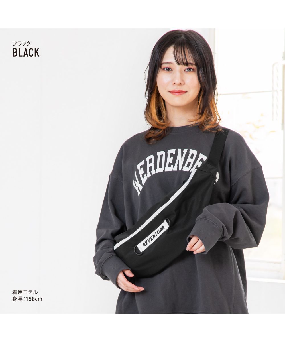 ランナー RUNNER アヴェンチュラ ウェストバッグ ウェストポーチ 男女兼用 ユニセックス 大人ファスナー ナイロン 大容量 お出かけ カジュアル ストリート 大人 レディース メ