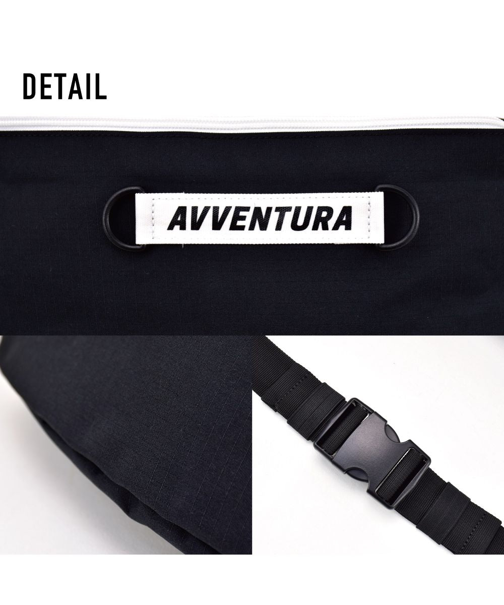 ランナー RUNNER アヴェンチュラ ウェストバッグ ウェストポーチ 男女兼用 ユニセックス 大人ファスナー ナイロン 大容量 お出かけ カジュアル ストリート 大人 レディース メ