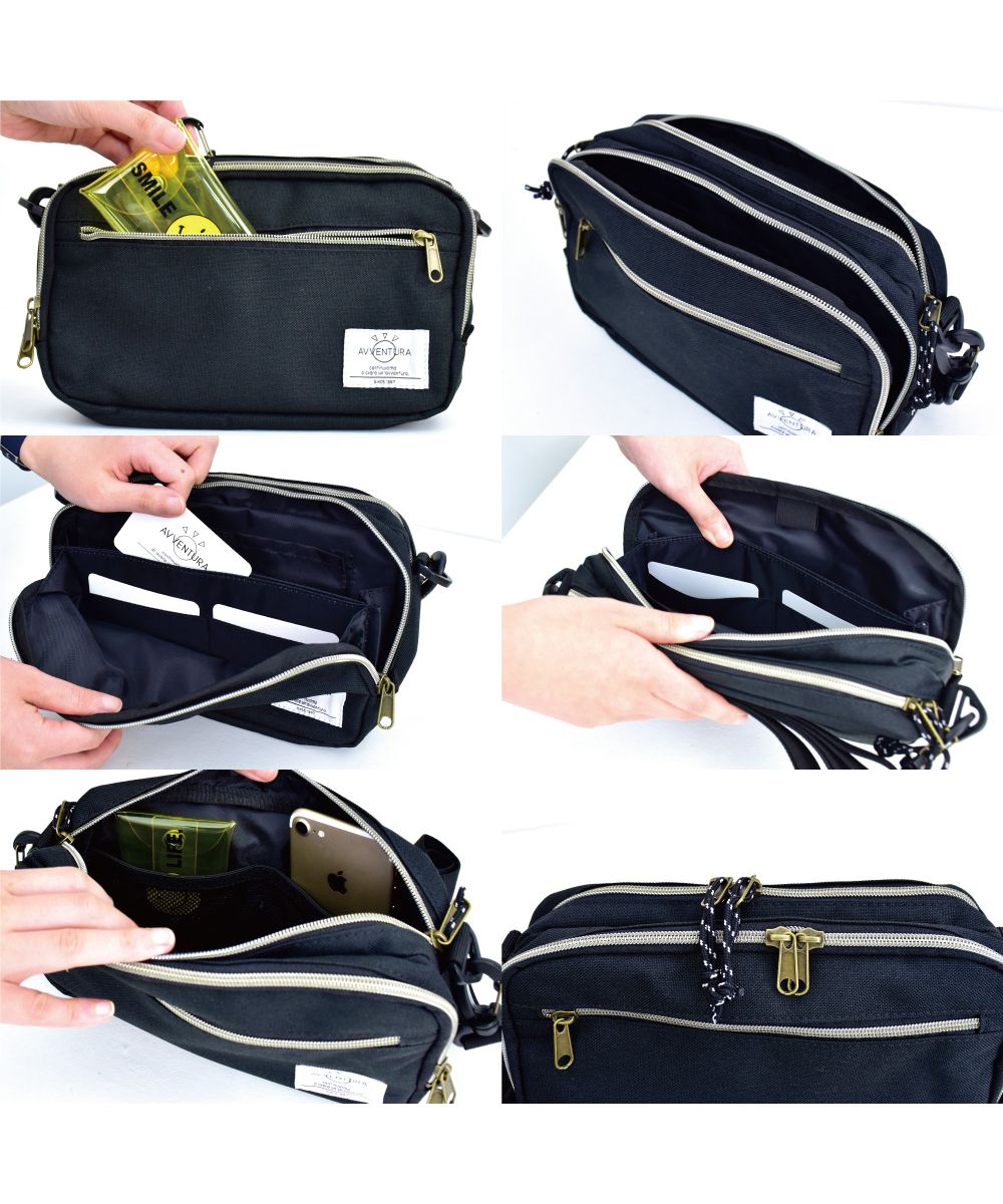 ランナー RUNNER アヴェンチュラ ショルダーバッグ ミニショルダー サコッシュ レディース 女子 小さめ ナイロン スマホ/iPhoneケース