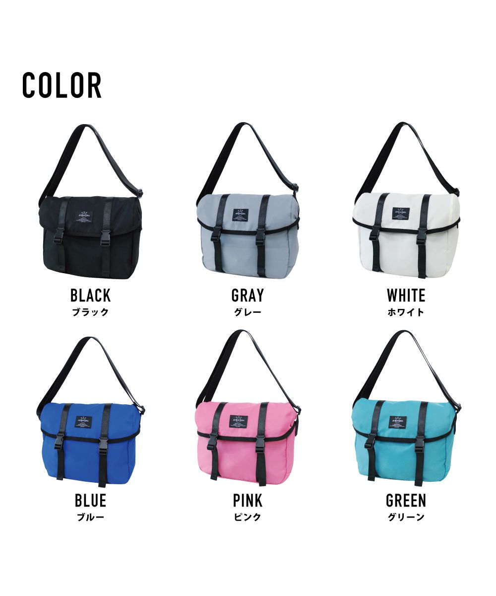 ランナー RUNNER アヴェンチュラ ショルダーバッグ 男女兼用 ユニセックス 大きめ ナイロン シンプル 取り出しやすい カジュアル ストリート 大人 レディース 女子