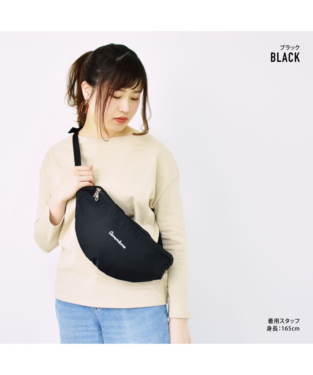 ランナー RUNNER アヴェンチュラ ウェストバッグ ウェストポーチ レディース 女子 大人 ファスナー キーフック付き ナイロンiPadmini/小型タブレット収納 小さい カジュ