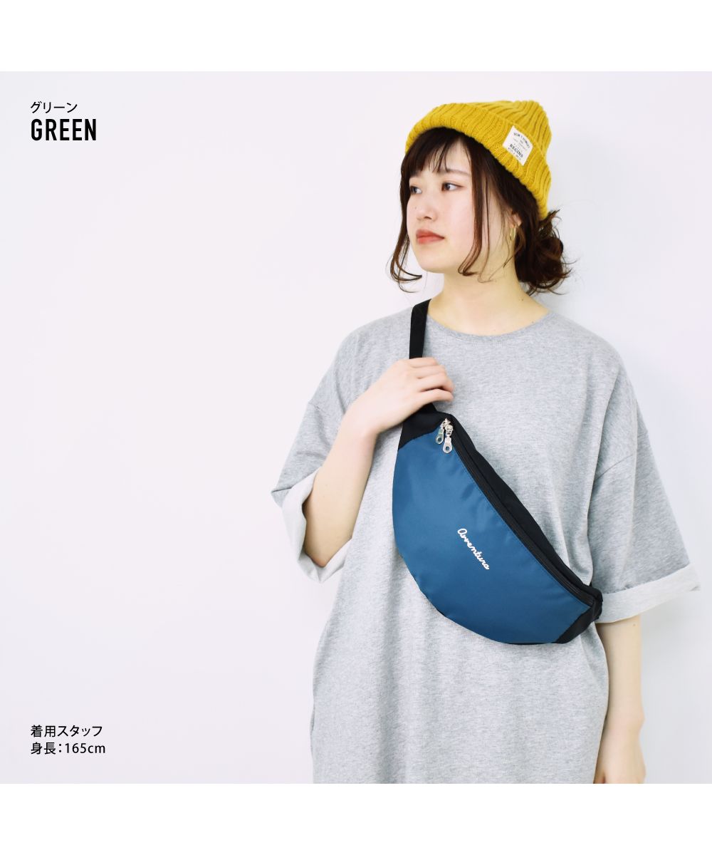 ランナー RUNNER アヴェンチュラ ウェストバッグ ウェストポーチ レディース 女子 大人 ファスナー キーフック付き ナイロンiPadmini/小型タブレット収納 小さい カジュ