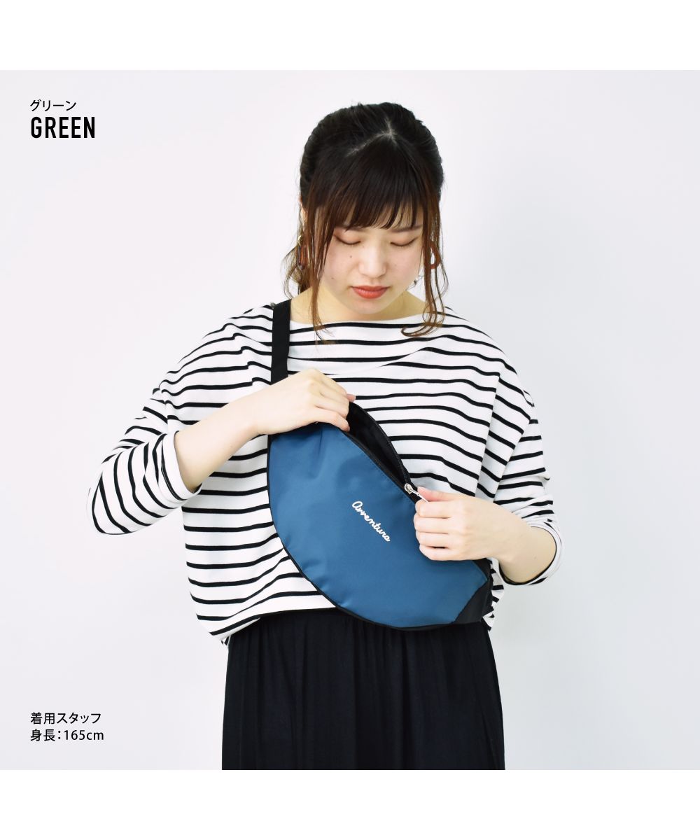 ランナー RUNNER アヴェンチュラ ウェストバッグ ウェストポーチ レディース 女子 大人 ファスナー キーフック付き ナイロンiPadmini/小型タブレット収納 小さい カジュ