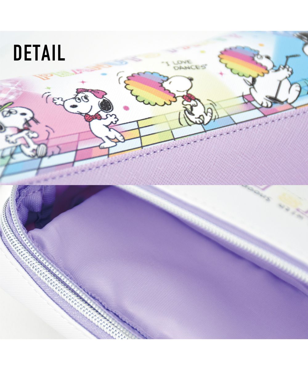 ランナー RUNNER スヌーピー ペンケース 筆箱 レディース 女子 大人 高校生 2ルーム ダブルファスナー 合成皮革 女の子 メンズ 男子 高校生中学生ブランド おしゃれ オシャ