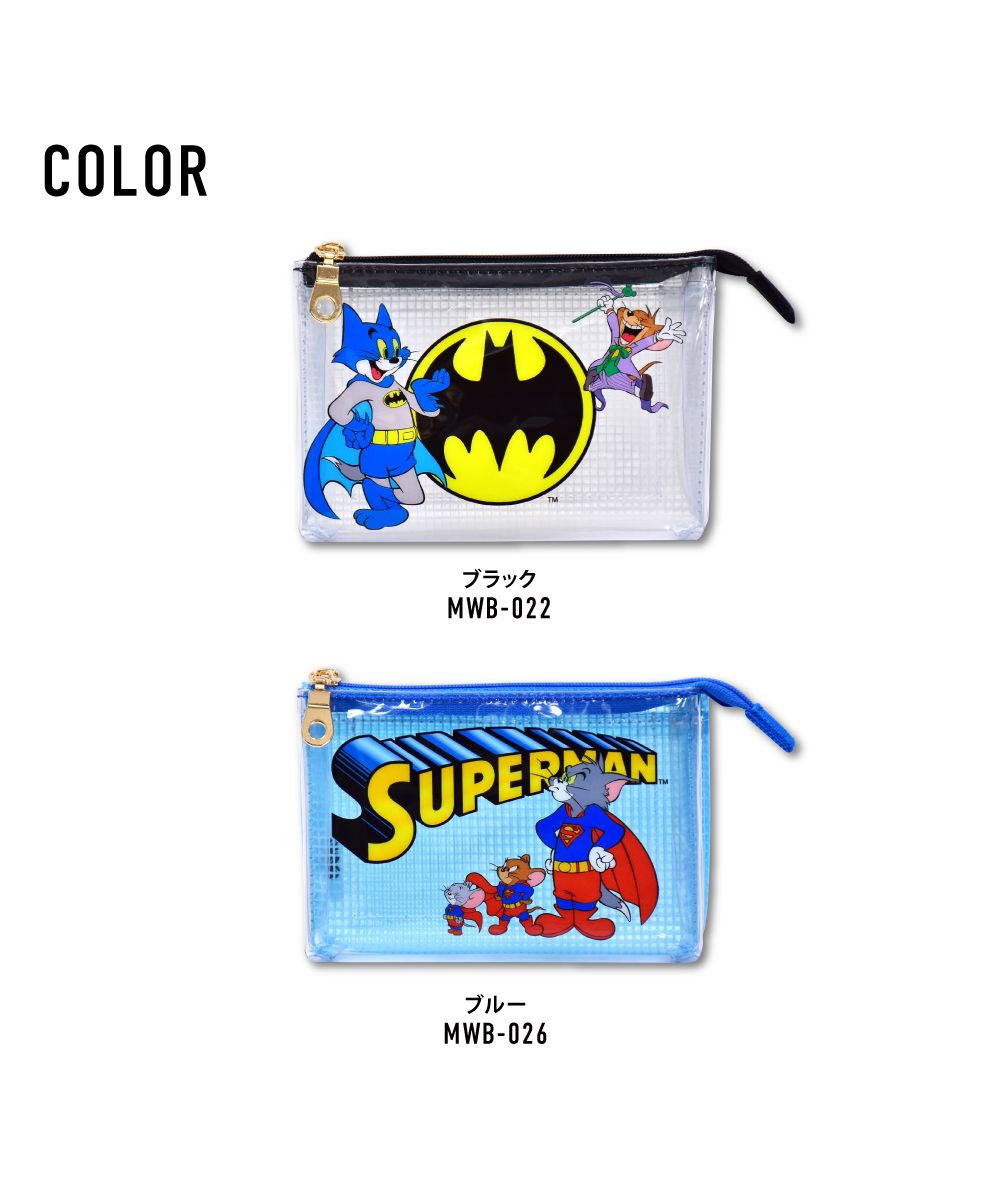 ランナー RUNNER トムとジェリー ポーチ 小物入れ 小さい 3ポケット PVC 仕切り ミニ 化粧ポーチ 大人 レディース 女子 女の子 男の子 高校生 中学生 小学生 整理 コ