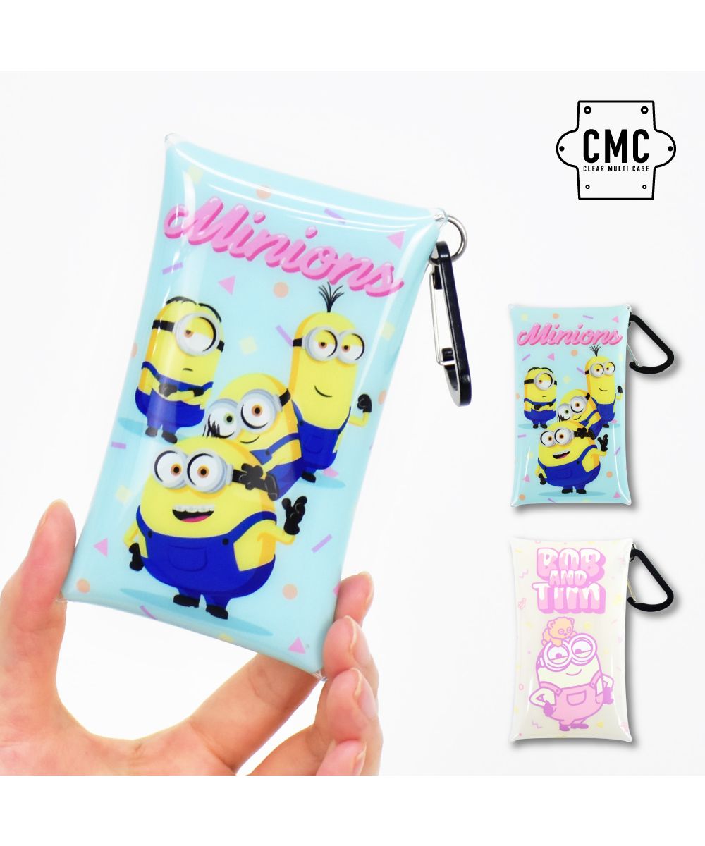 ランナー RUNNER ミニオン パスケース 定期入れ カードケース 定期 2枚以上 小物入れ クリアマルチケース Sサイズ レディース 女子 女の子 フック付き 透明 クリア PV