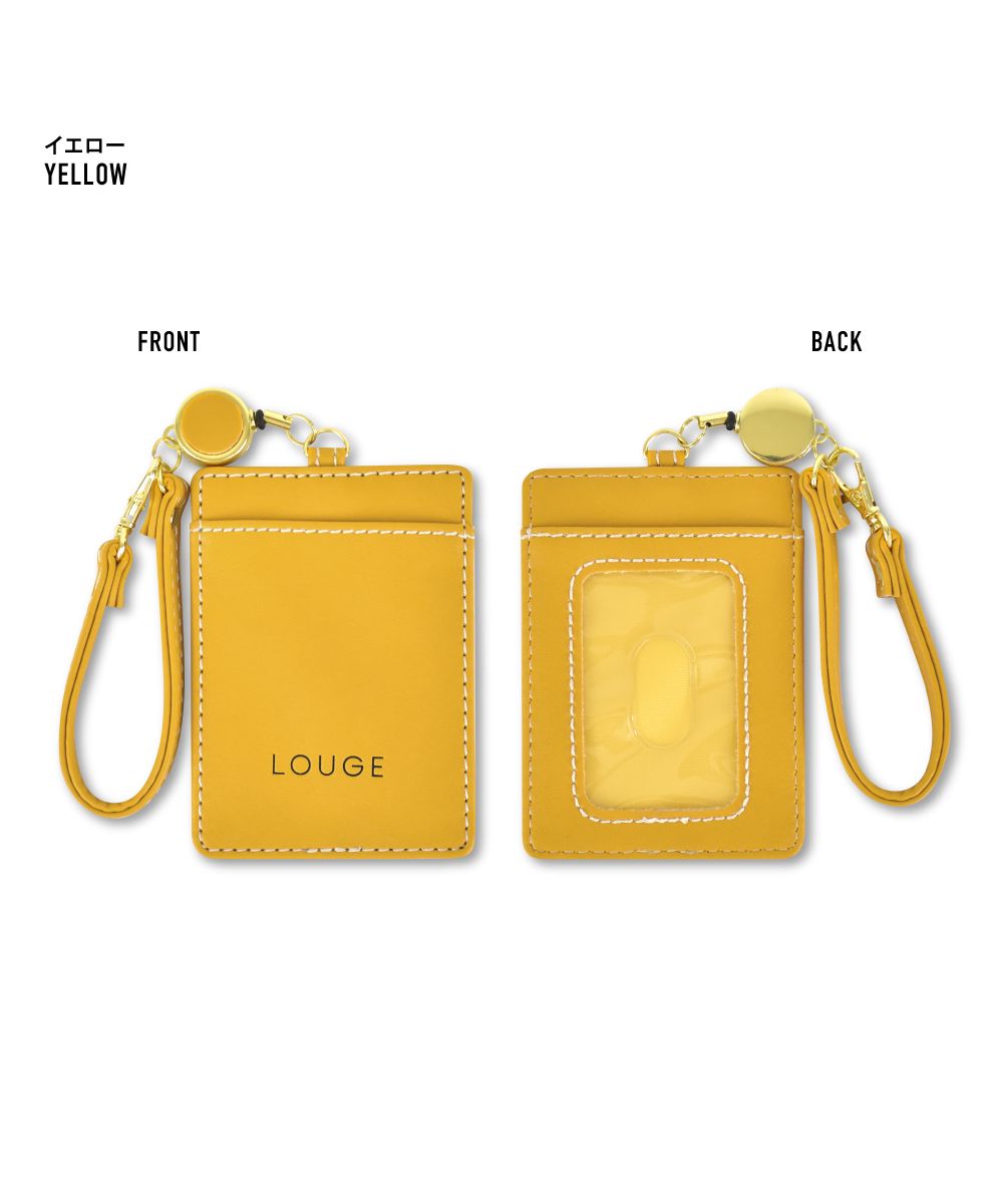 ランナー RUNNER パスケース 定期入れ カードケース 合皮 リール付き カード2枚 シンプル 軽量 薄型 大人 レディース メンズ 女子 男子 女の子 男の子 男女兼用 高校生