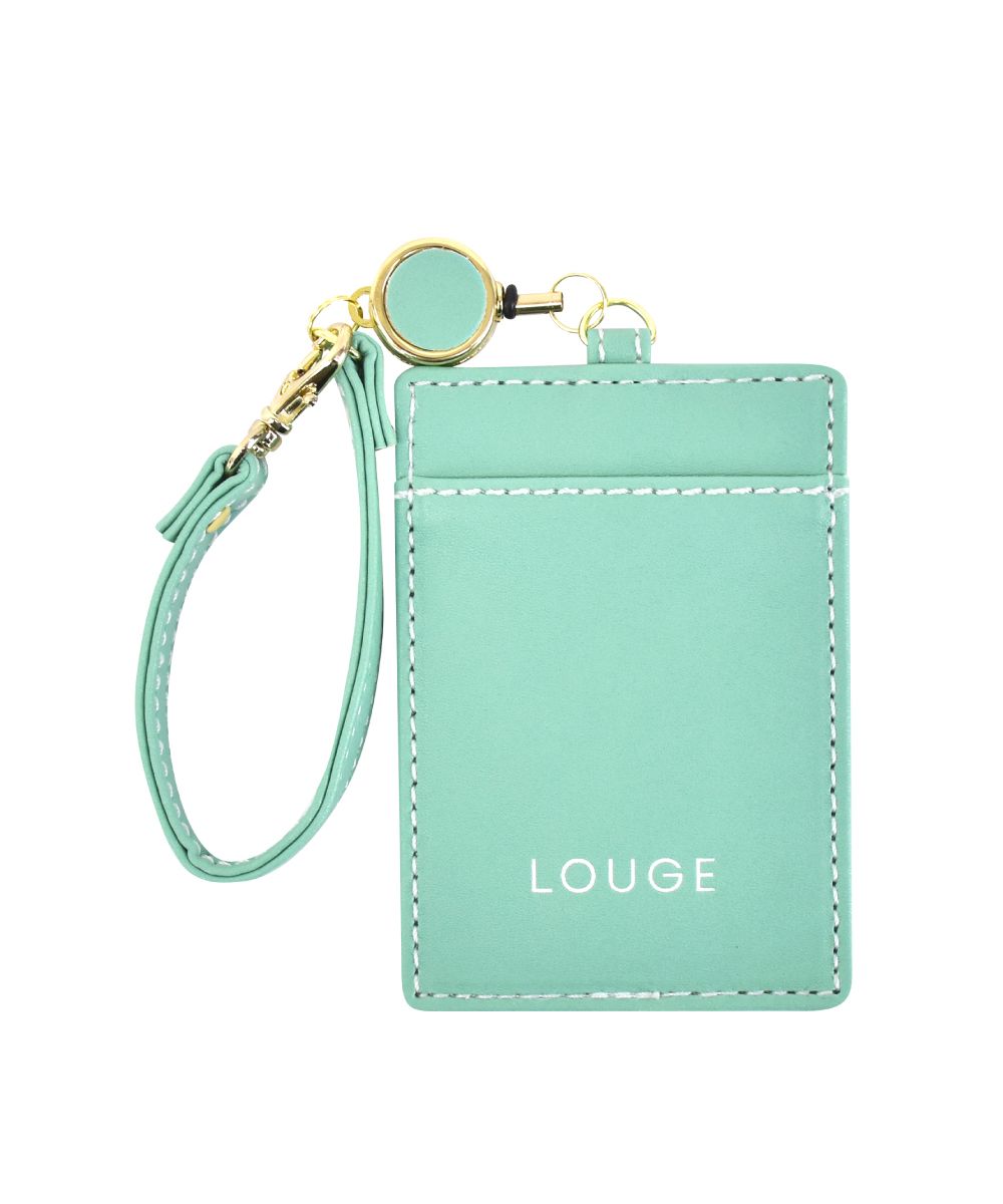 ランナー RUNNER パスケース 定期入れ カードケース 合皮 リール付き カード2枚 シンプル 軽量 薄型 大人 レディース メンズ 女子 男子 女の子 男の子 男女兼用 高校生