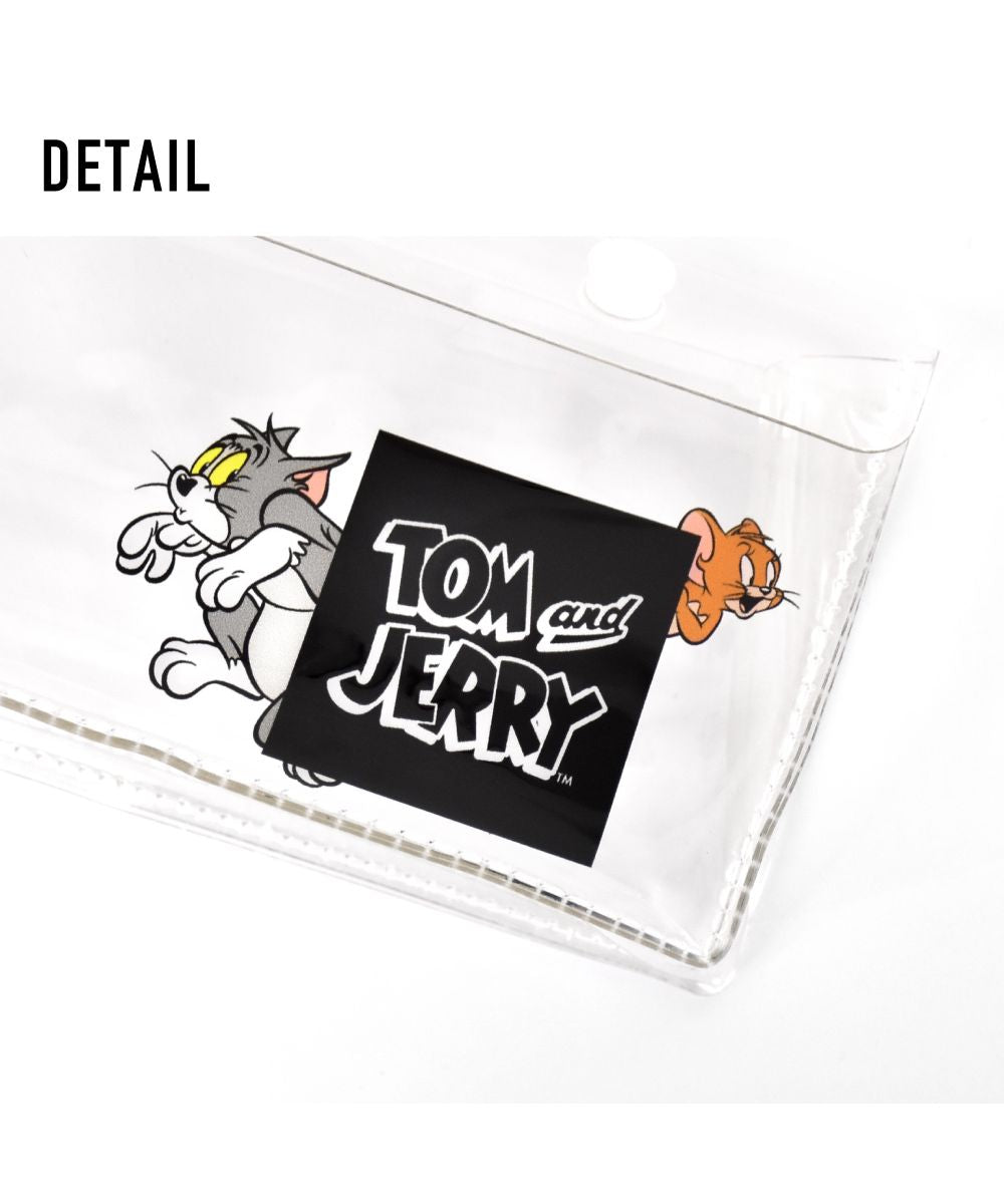 ランナー RUNNER トムとジェリー ペンケース 透明 筆箱 大容量 仕分け 自立 ロゴ シンプル 高校生 中学生 小学生 大学生 大人 レディース メンズ 女子 男子 男女兼用 女