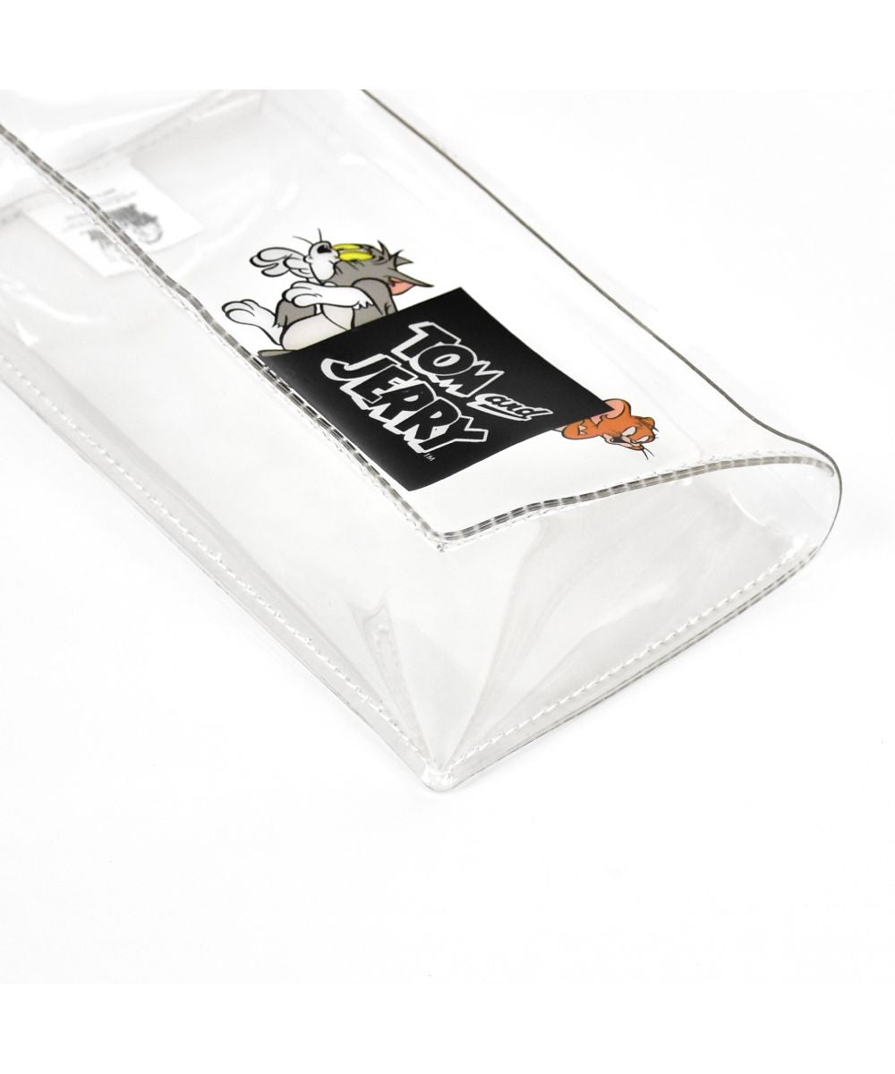 ランナー RUNNER トムとジェリー ペンケース 透明 筆箱 大容量 仕分け 自立 ロゴ シンプル 高校生 中学生 小学生 大学生 大人 レディース メンズ 女子 男子 男女兼用 女