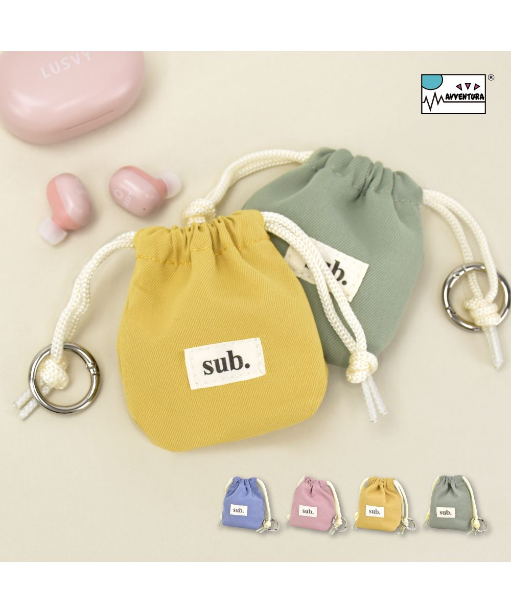 巾着ポーチ 巾着袋 カラビナ付き 化粧ポーチ ミニポーチ 小物入れ バッグアクセサリー レディース 通勤 通学 旅行 大人 学生 アヴェンチュラ