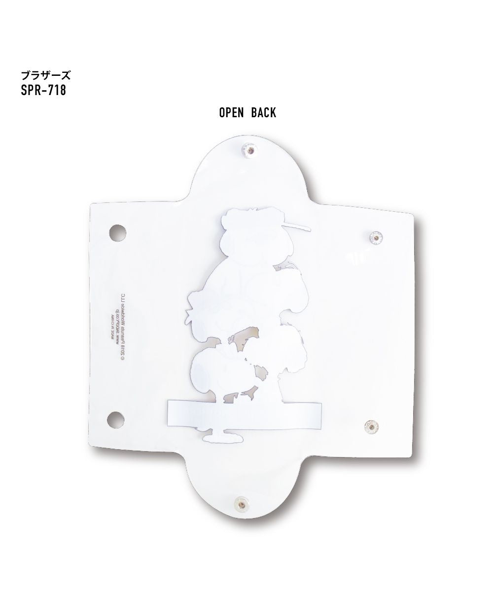 ランナー RUNNER スヌーピー ペンケース 筆箱 小物入れ クリアマルチケース Lサイズ 透明 クリア PVC ブランド キャラクター おしゃれ かわいい 可愛い シンプル 人気 (ベースボール(SPR-739)) ベースボール(SPR-739)