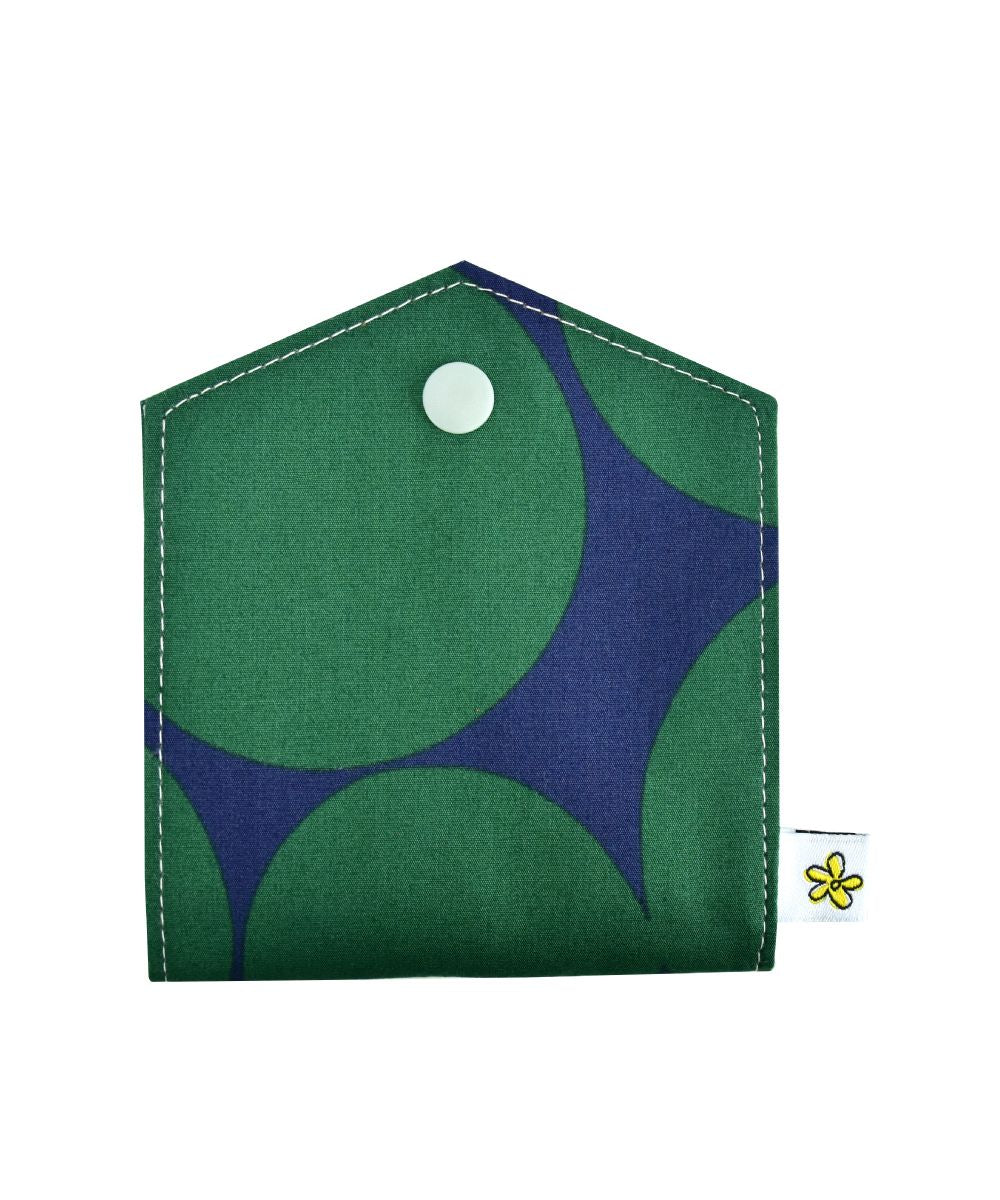 ランナー RUNNER マスクケース マスク収納 レディース 女子 安心の日本製 綿 マルチドット柄 抗菌/防臭 携帯 持ち運び 折りたたみ