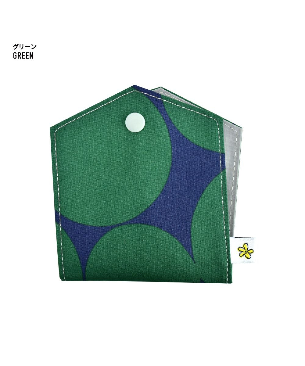 ランナー RUNNER マスクケース マスク収納 レディース 女子 安心の日本製 綿 マルチドット柄 抗菌/防臭 携帯 持ち運び 折りたたみ