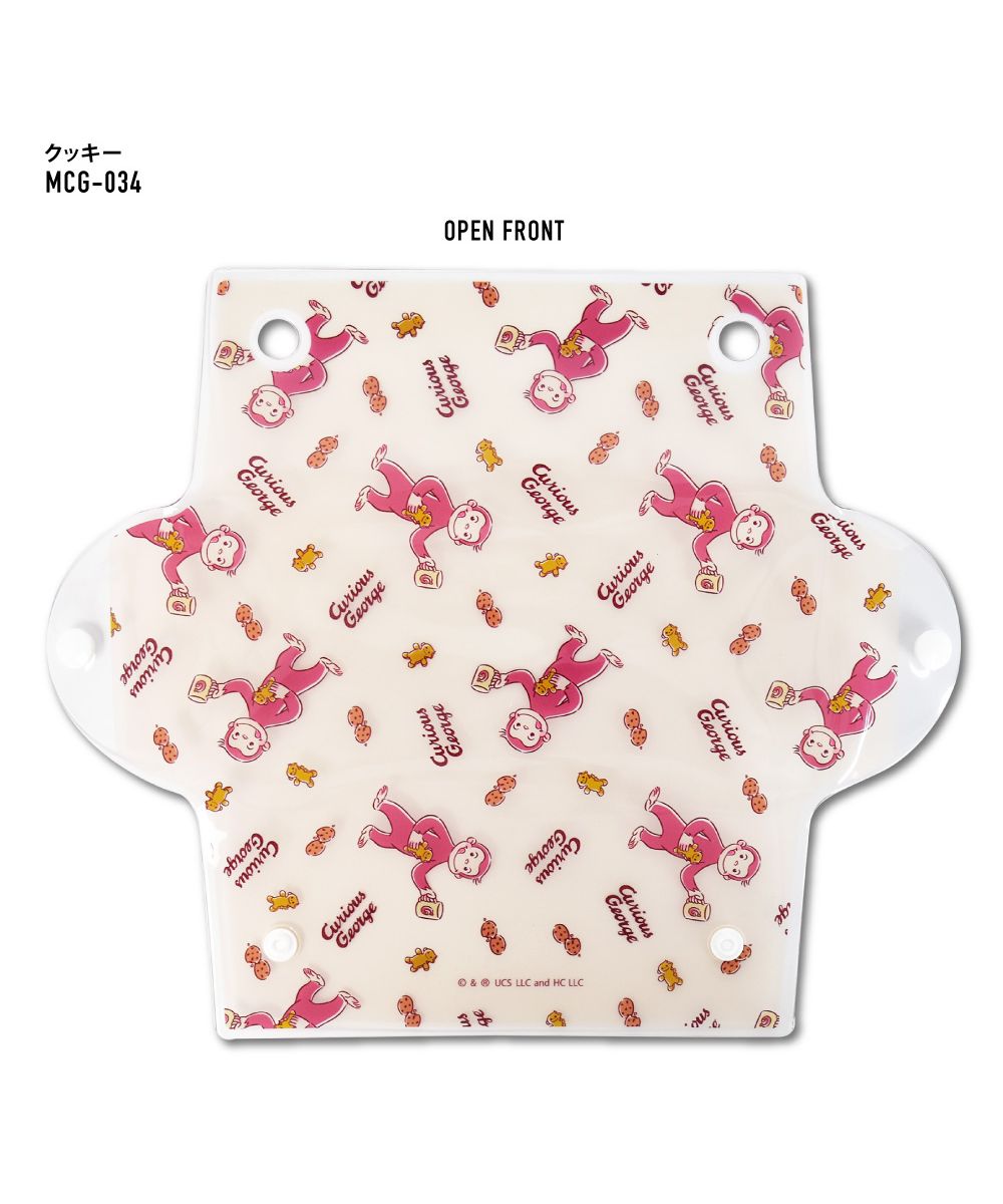 ランナー RUNNER おさるのジョージ ポーチ 小物入れ 化粧ポーチ クリアマルチケース Lサイズ レディース 女子 女の子 メンズ 男子 男の子 大人 高校生 中学生 ブランド キ