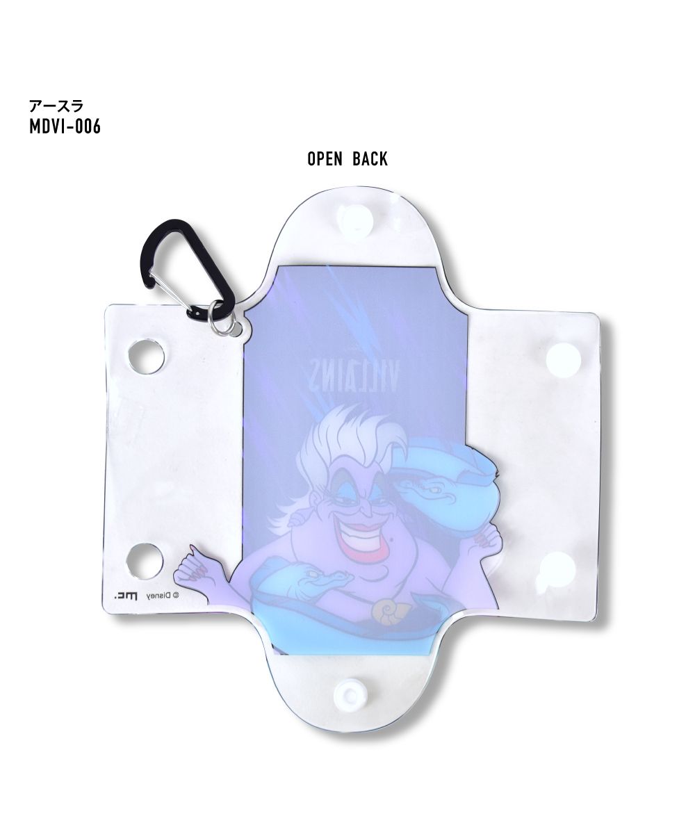 ランナー RUNNER ディズニー パスケース 定期入れ 2枚 小物入れ クリアマルチケース Sサイズ マレフィセント ウィックド・クイーン アースラ ブランド (マレフィセント(MDVI-004)) マレフィセント(MDVI-004)