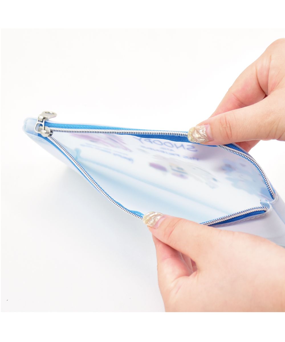 ランナー RUNNER スヌーピー ポーチ 小物入れ レディース 女子 大人 高校生 シリコン ファスナー 化粧ポーチ マスクポーチ 子供 女の子 メンズ 男子