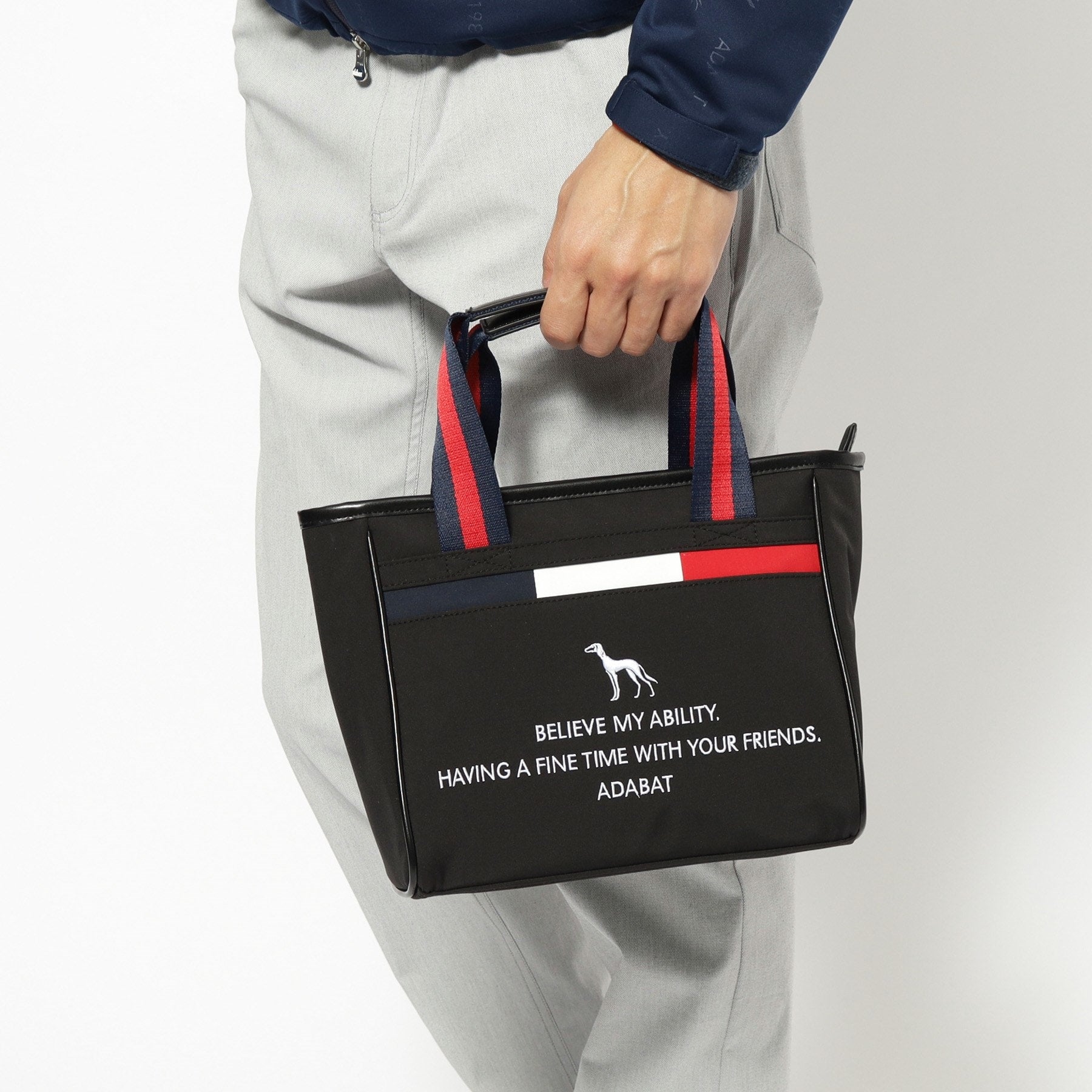 アダバット adabat ロゴデザイン カートバッグ (チャコールグレー(013)) チャコールグレー(013)