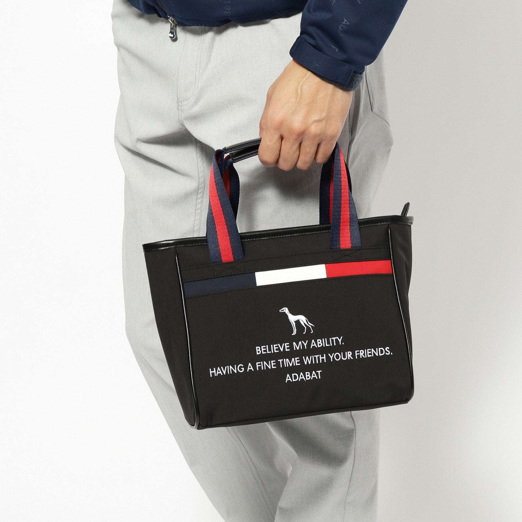 アダバット adabat ロゴデザイン カートバッグ (チャコールグレー(013)) チャコールグレー(013)