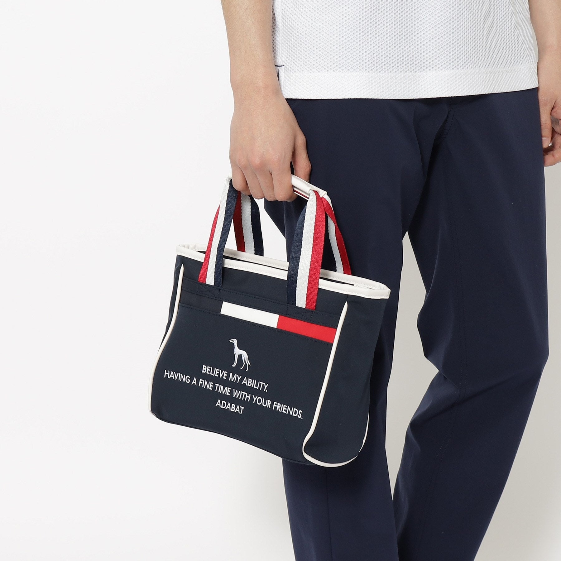 アダバット adabat ロゴデザイン カートバッグ (チャコールグレー(013)) チャコールグレー(013)