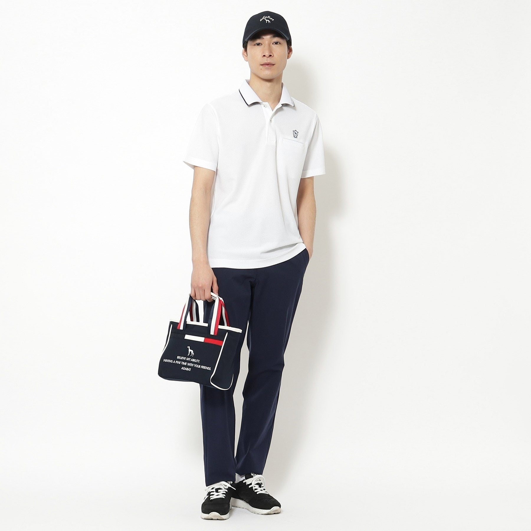 アダバット adabat ロゴデザイン カートバッグ (チャコールグレー(013)) チャコールグレー(013)