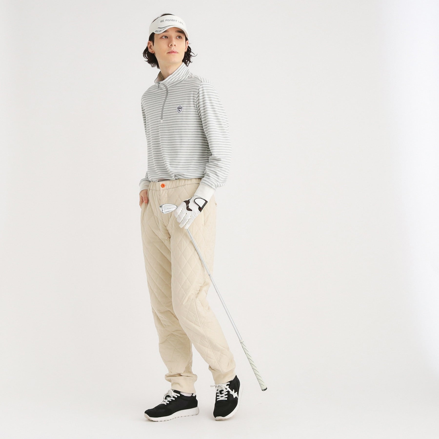 アダバット adabat 【ADBT】キルトデザイン ウエストゴムパンツ (アイボリー(004)) アイボリー(004)