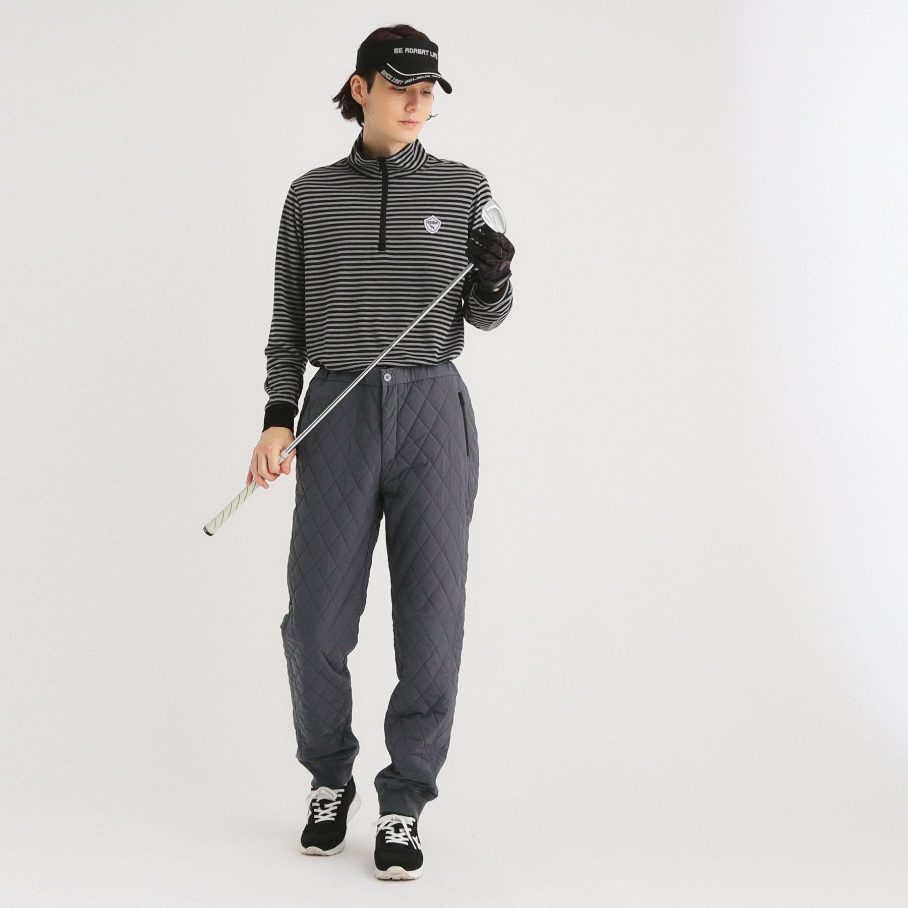 アダバット adabat 【ADBT】キルトデザイン ウエストゴムパンツ (アイボリー(004)) アイボリー(004)