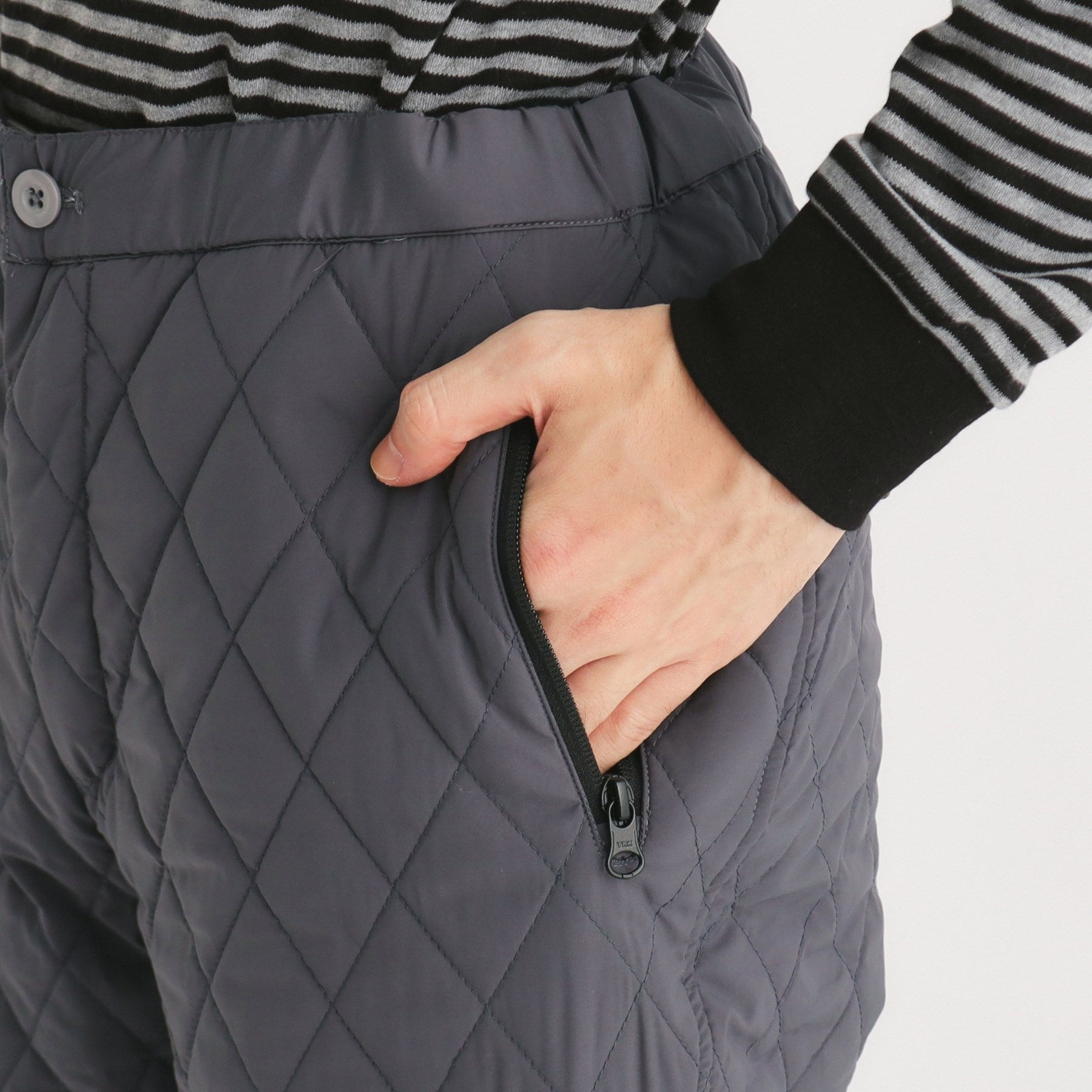 アダバット adabat 【ADBT】キルトデザイン ウエストゴムパンツ (アイボリー(004)) アイボリー(004)