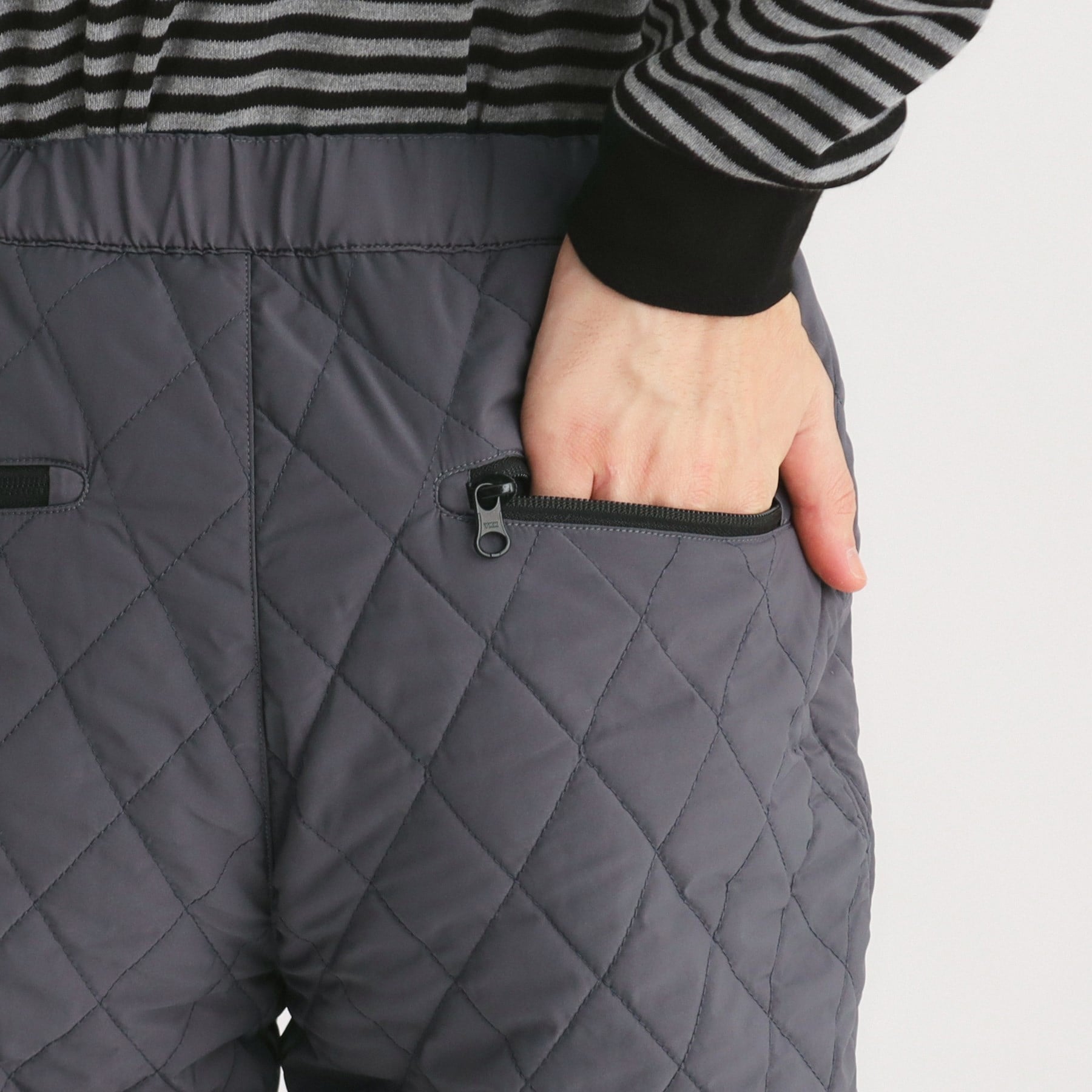 アダバット adabat 【ADBT】キルトデザイン ウエストゴムパンツ (アイボリー(004)) アイボリー(004)