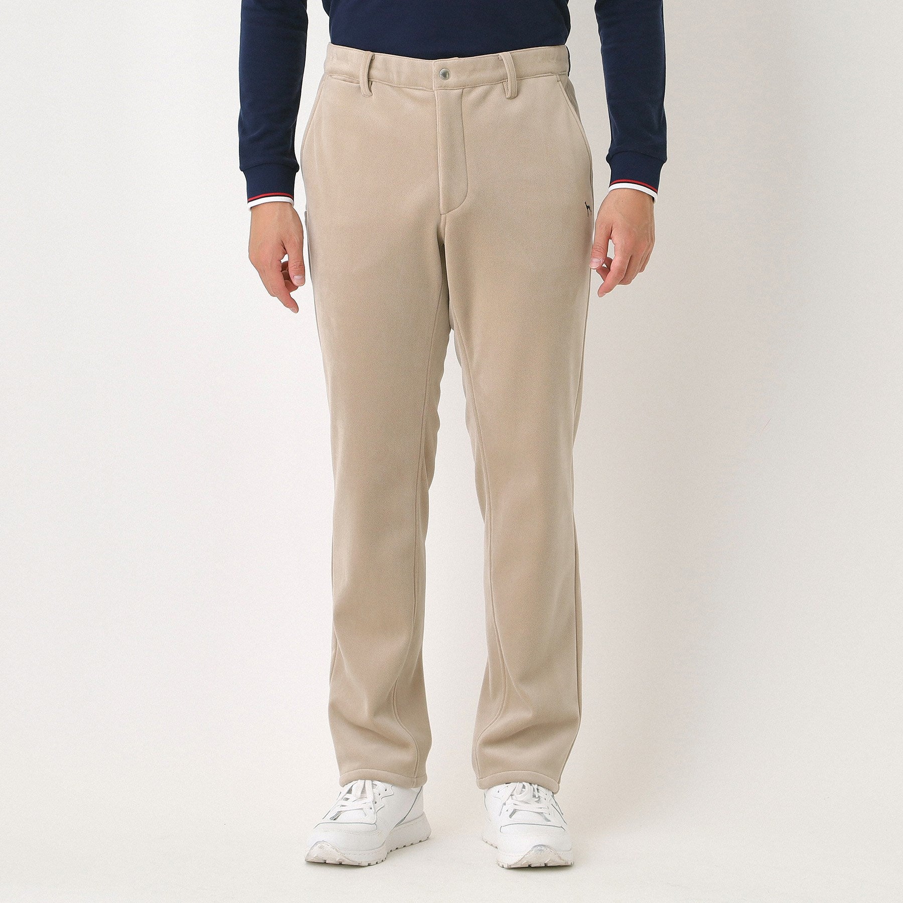 アダバット adabat ベロアボンディングストレッチパンツ (ベージュ(052)) ベージュ(052)