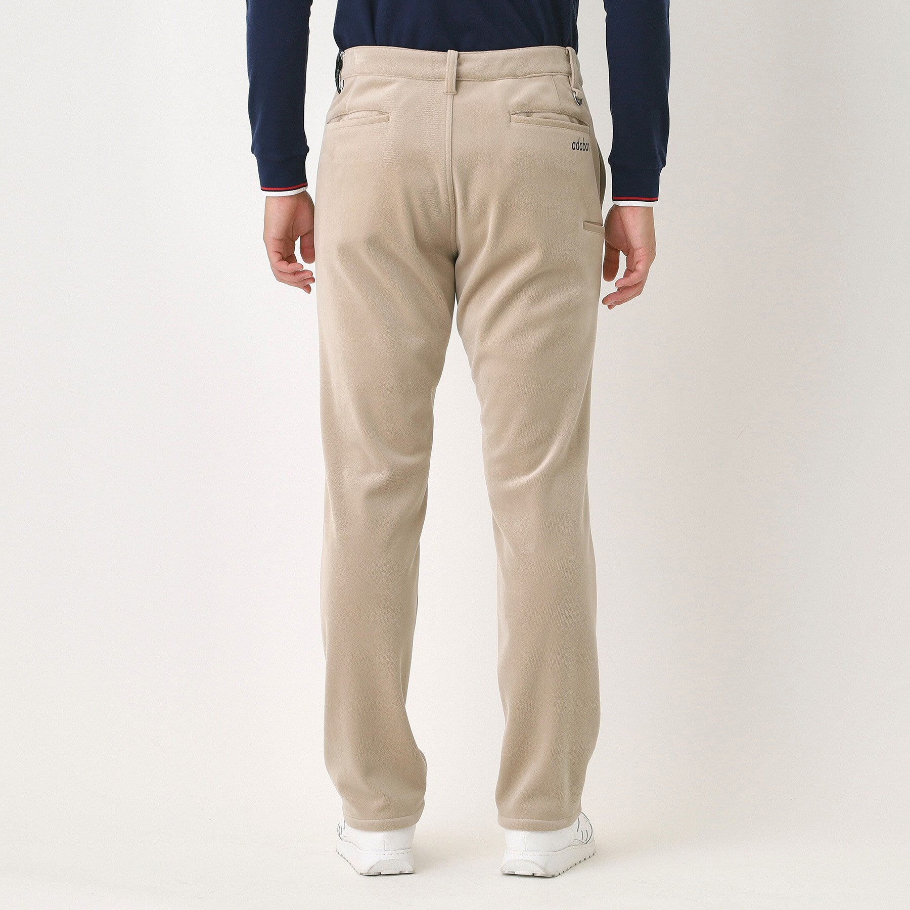 アダバット adabat ベロアボンディングストレッチパンツ (ベージュ(052)) ベージュ(052)