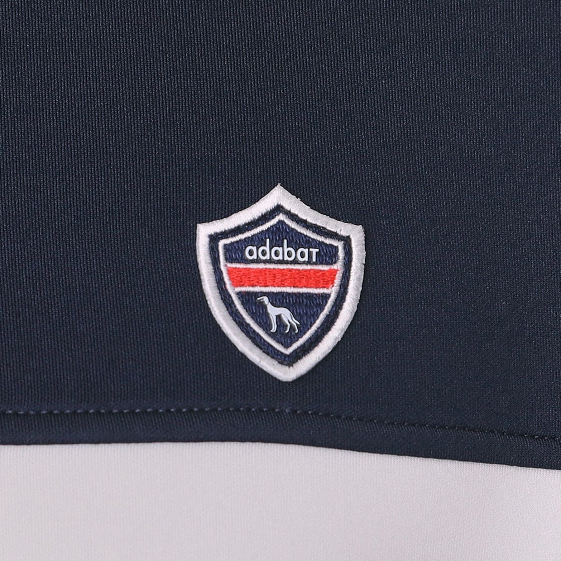 アダバット adabat 【新レーベル ADABAT NAVY】ブロッキングラインロゴフーディー (グレー(012)) グレー(012)