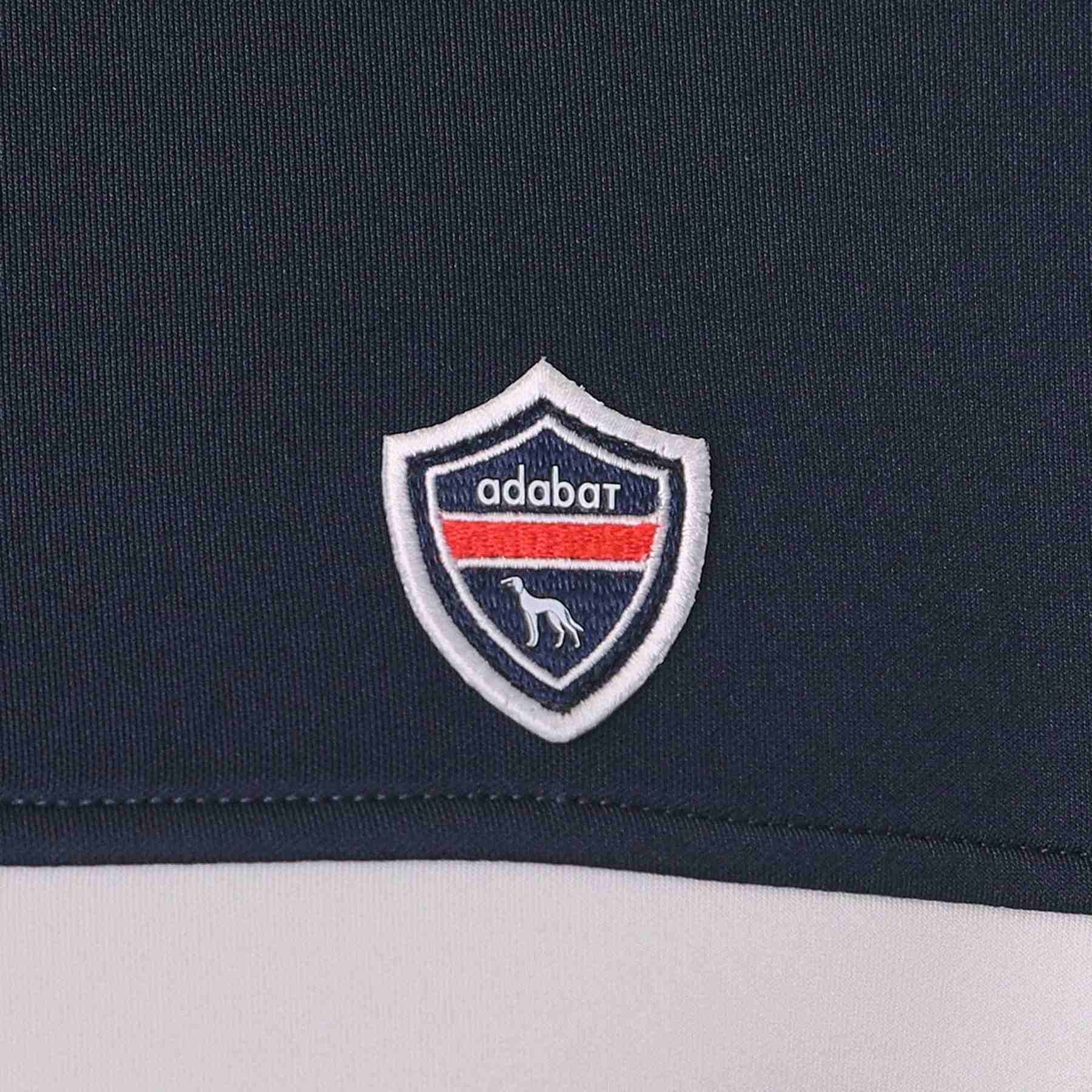 アダバット adabat 【新レーベル ADABAT NAVY】ブロッキングラインロゴフーディー (グレー(012)) グレー(012)