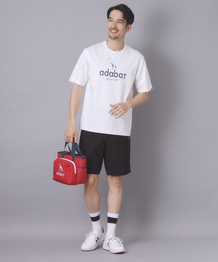 アダバット adabat 【ADABAT NAVY】アイスクリアコットン半袖ロゴT (トープ(054)) トープ(054)