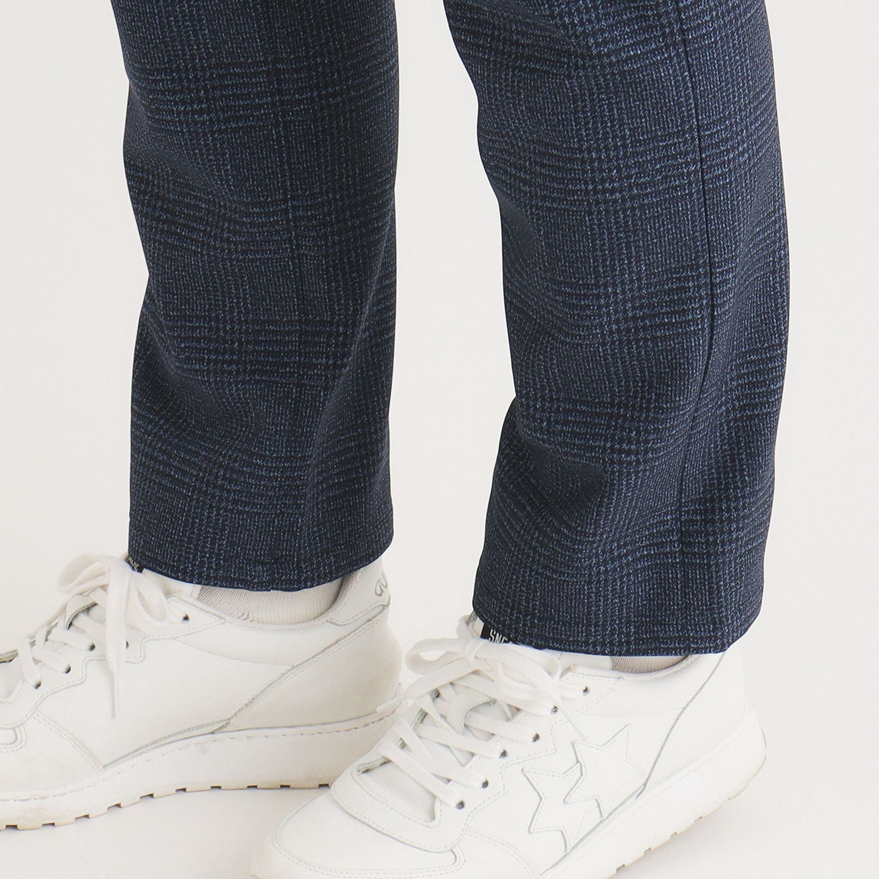 アダバット adabat ツイードチェックデザイン ダウンパンツ (ピンクベージュ(253)) ピンクベージュ(253)