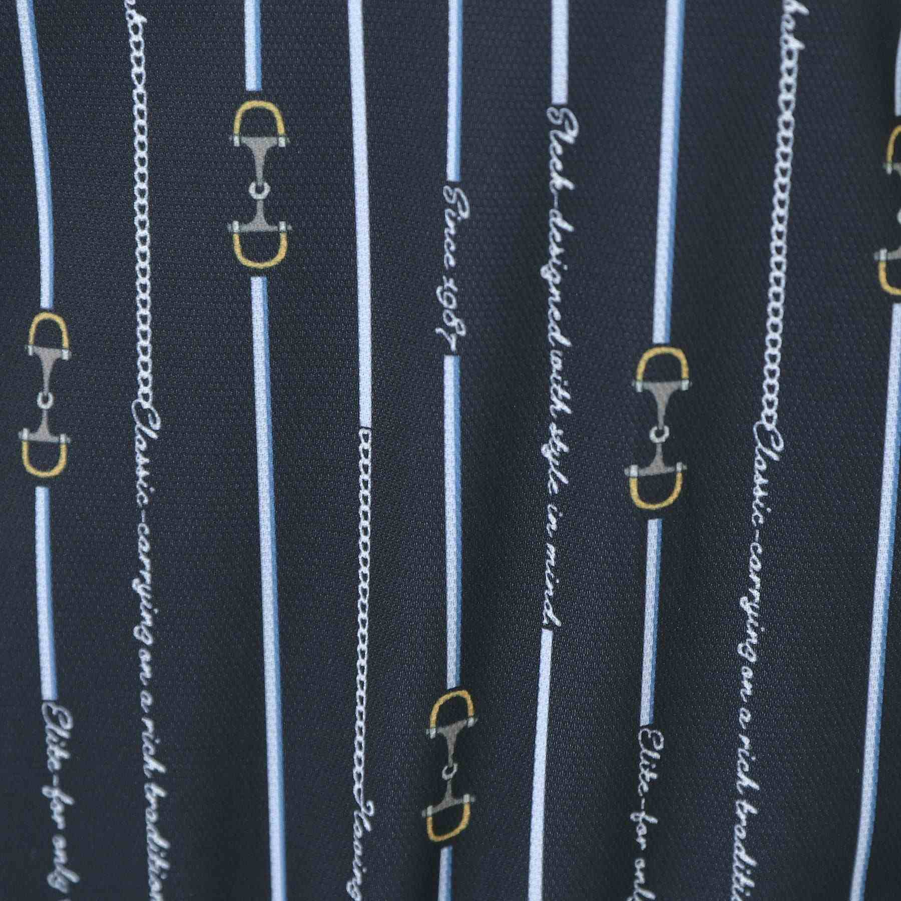 アダバット adabat 【吸水速乾】ビットストライプ長袖ポロシャツ (ライトピンク(170)) ライトピンク(170)