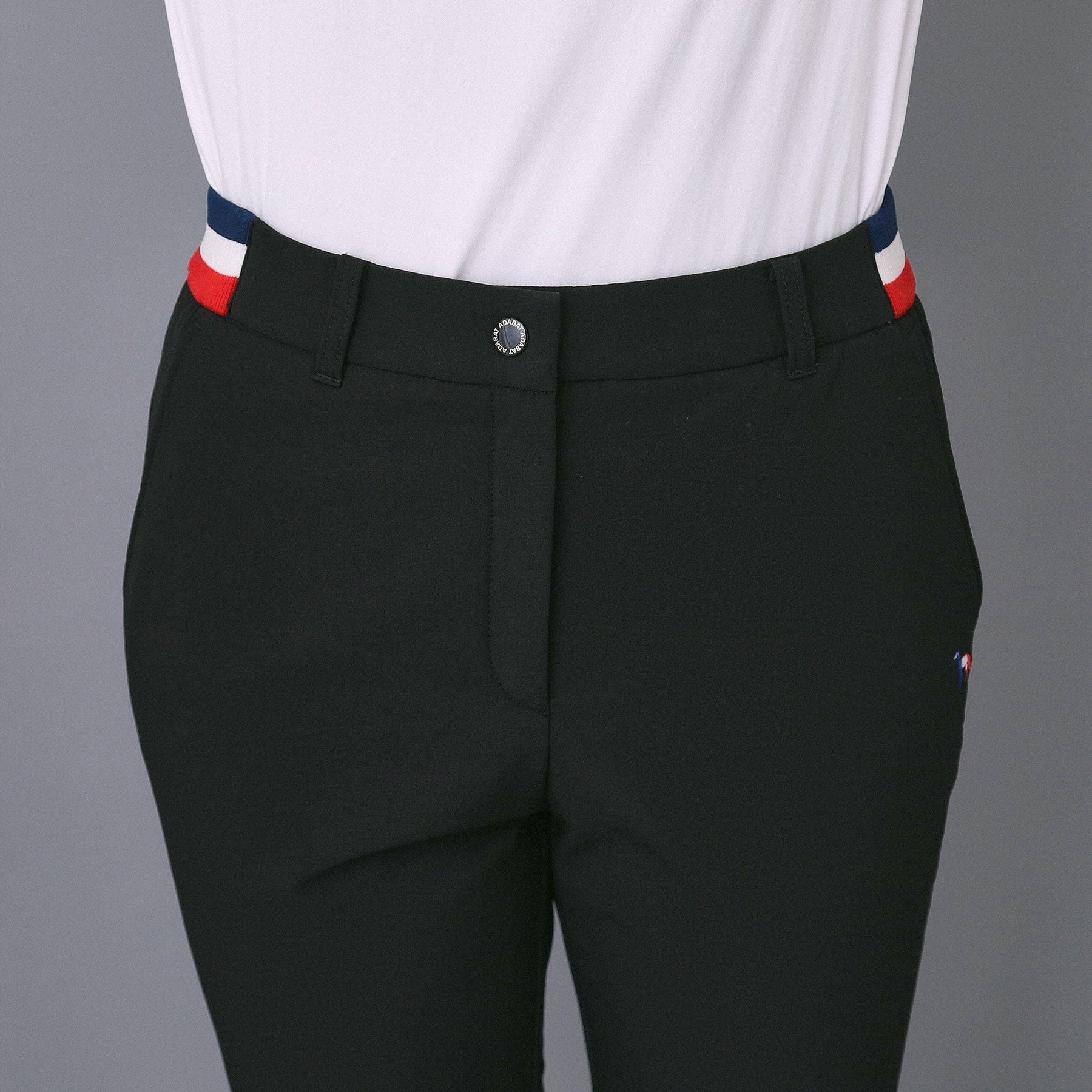 アダバット adabat 【ADABAT NAVY】【撥水】裏起毛ストレッチパンツ (ブラック(019)) ブラック(019)