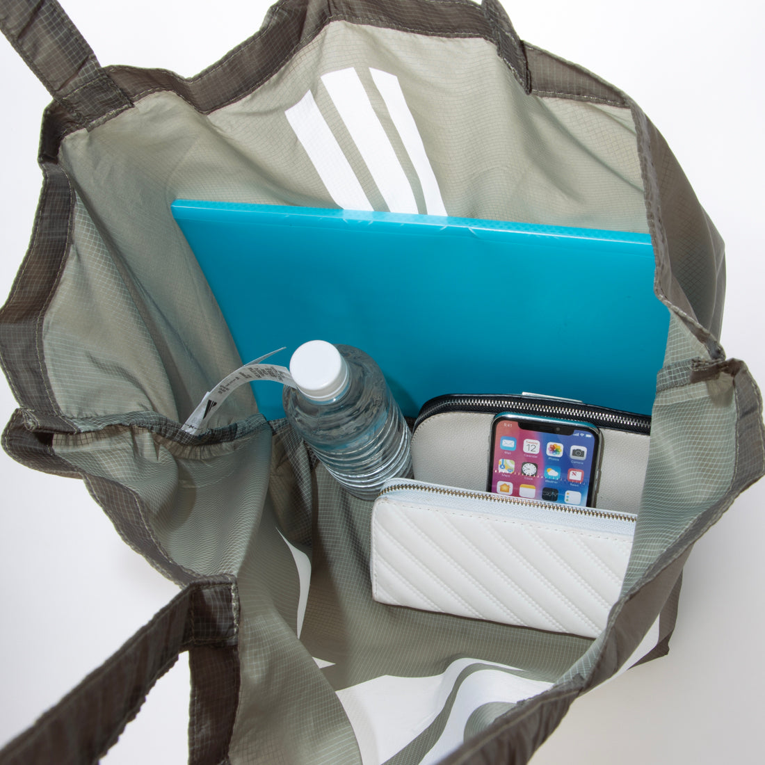 アディダス adidas メンズ レディース バッグ パッカブルエコバッグ UW601 (カーキ) カーキ