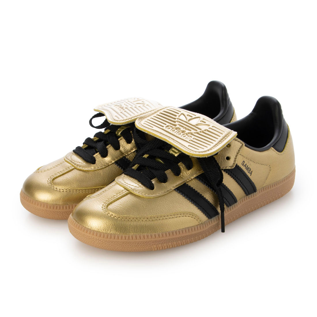 アディダス adidas adidas - SAMBA LT WMNS Gold Metallic/Core Black/Gum 【JH5708】 (Gold Metallic/Core Black/Gum) Gold Metallic/Core Black/Gum