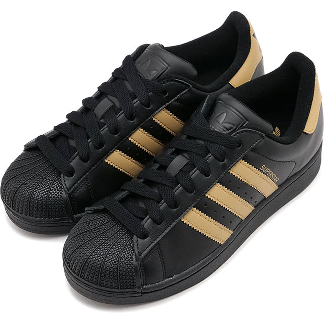 美品 adidas SUPERSTAR ブラック スニーカー金縁 28.0 adidas SUPERSTAR II W Core Black/Cardboard/Core Black [OPH46